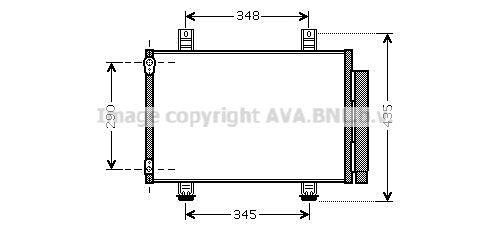 AVA QUALITY COOLING Конденсатор, кондиционер SZA5087D